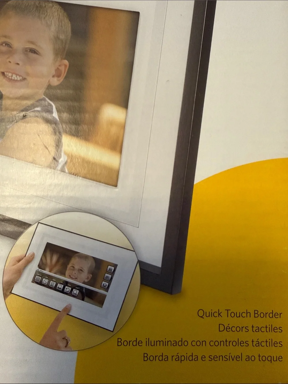 Kodak EasyShare P720 Digital Photo Frame w/Home Decor Kit Y2K Retro- Non WiFi